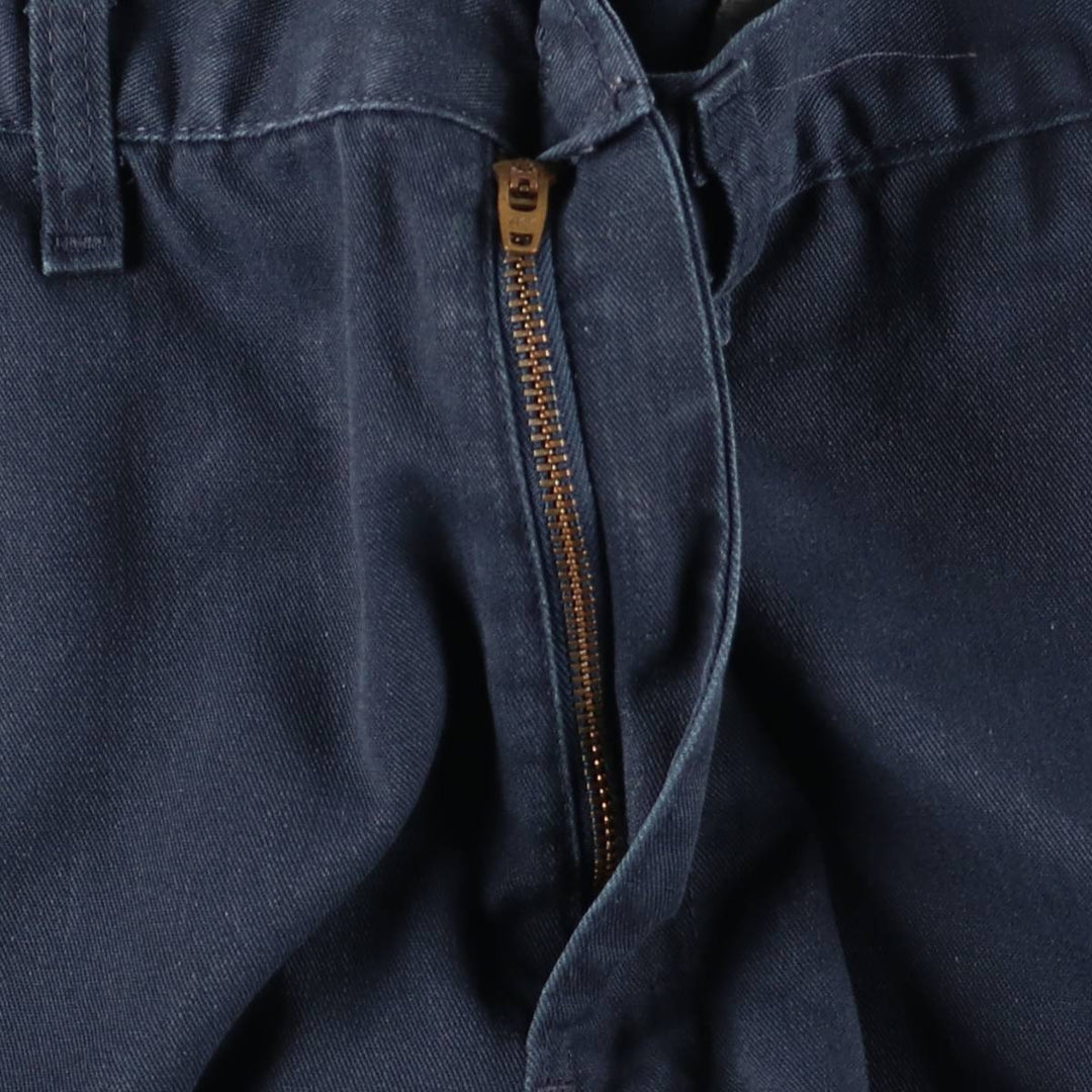 Dickies Work Shorts, Half Pants, Men's, W34 equivalent polyester navy blue type Vintage Second Hand