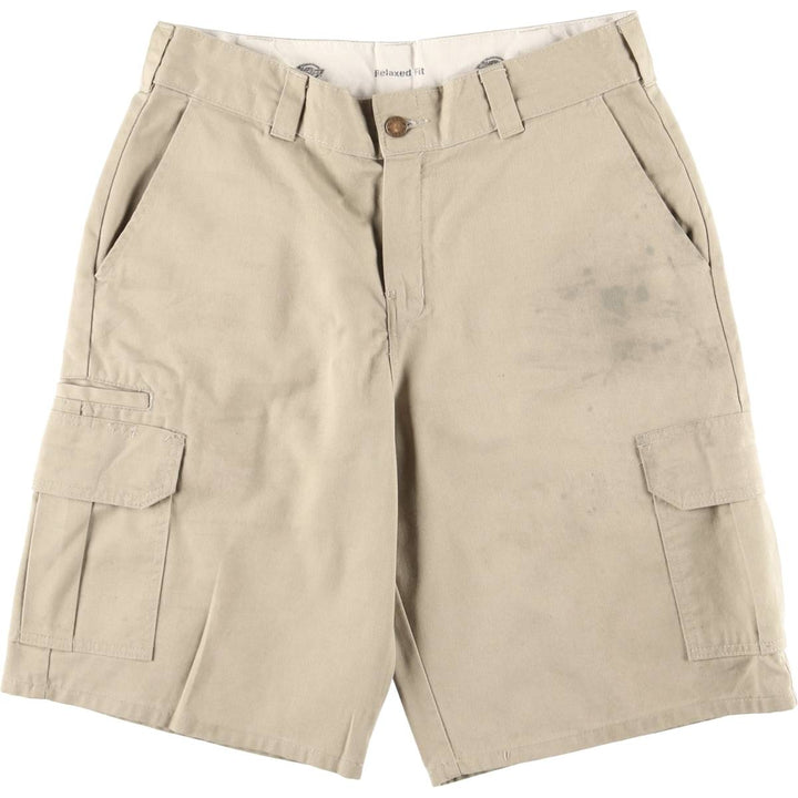 Dickies Relaxed Fit Cargo Shorts (Men's, equivalent to W34) unclear Beige type Vintage Second Hand