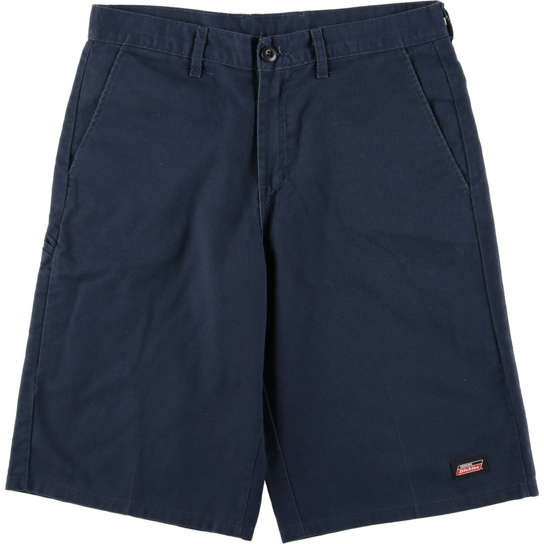 Dickies Work Shorts, Half Pants, Men's, W34 equivalent unclear navy blue type Vintage Second Hand