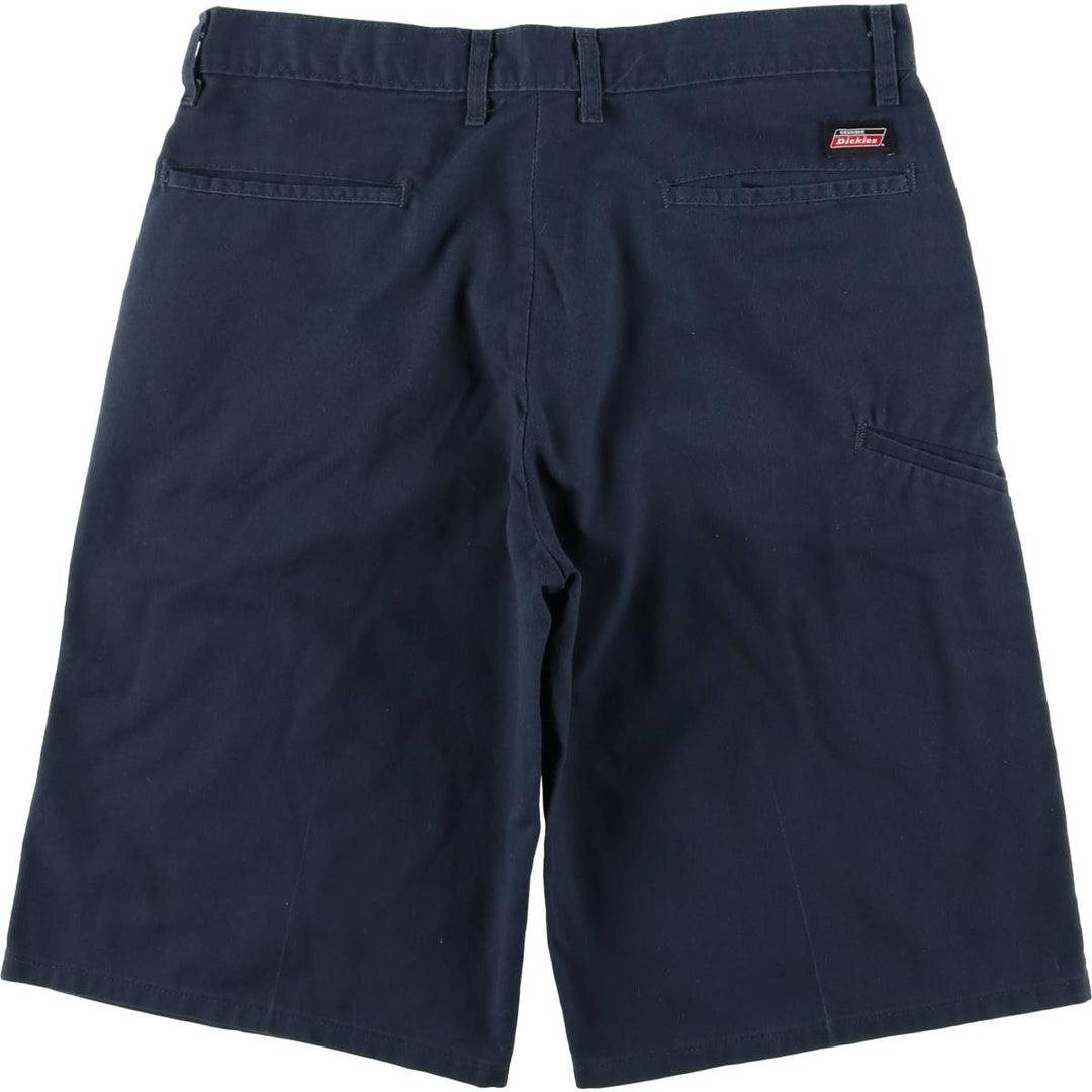 Dickies Work Shorts, Half Pants, Men's, W34 equivalent unclear navy blue type Vintage Second Hand