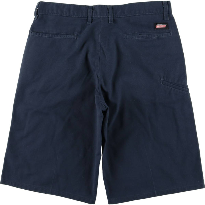 Dickies Work Shorts, Half Pants, Men's, W34 equivalent unclear navy blue type Vintage Second Hand