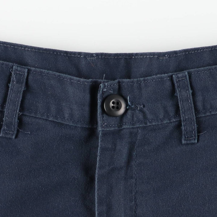 Dickies Work Shorts, Half Pants, Men's, W34 equivalent unclear navy blue type Vintage Second Hand