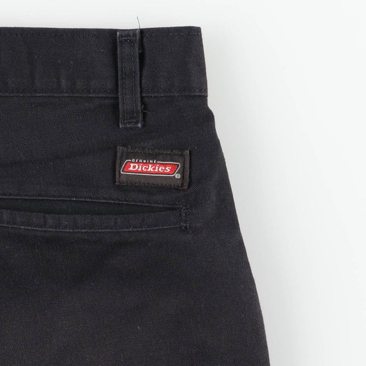 Dickies Work Shorts, Half Pants, Men's, W35 equivalent polyester black type Vintage Second Hand