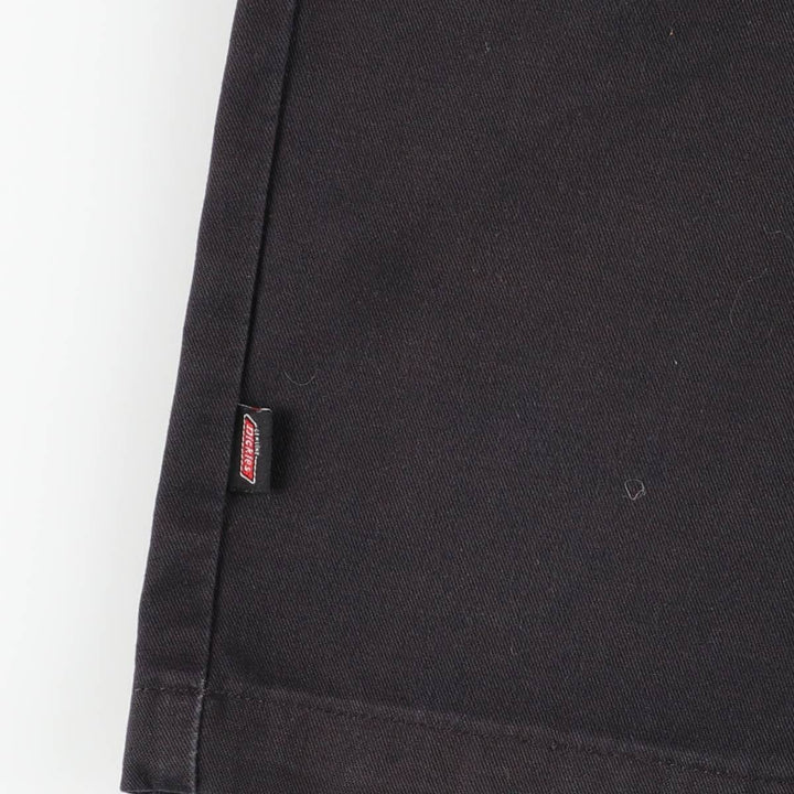 Dickies Work Shorts, Half Pants, Men's, W35 equivalent polyester black type Vintage Second Hand