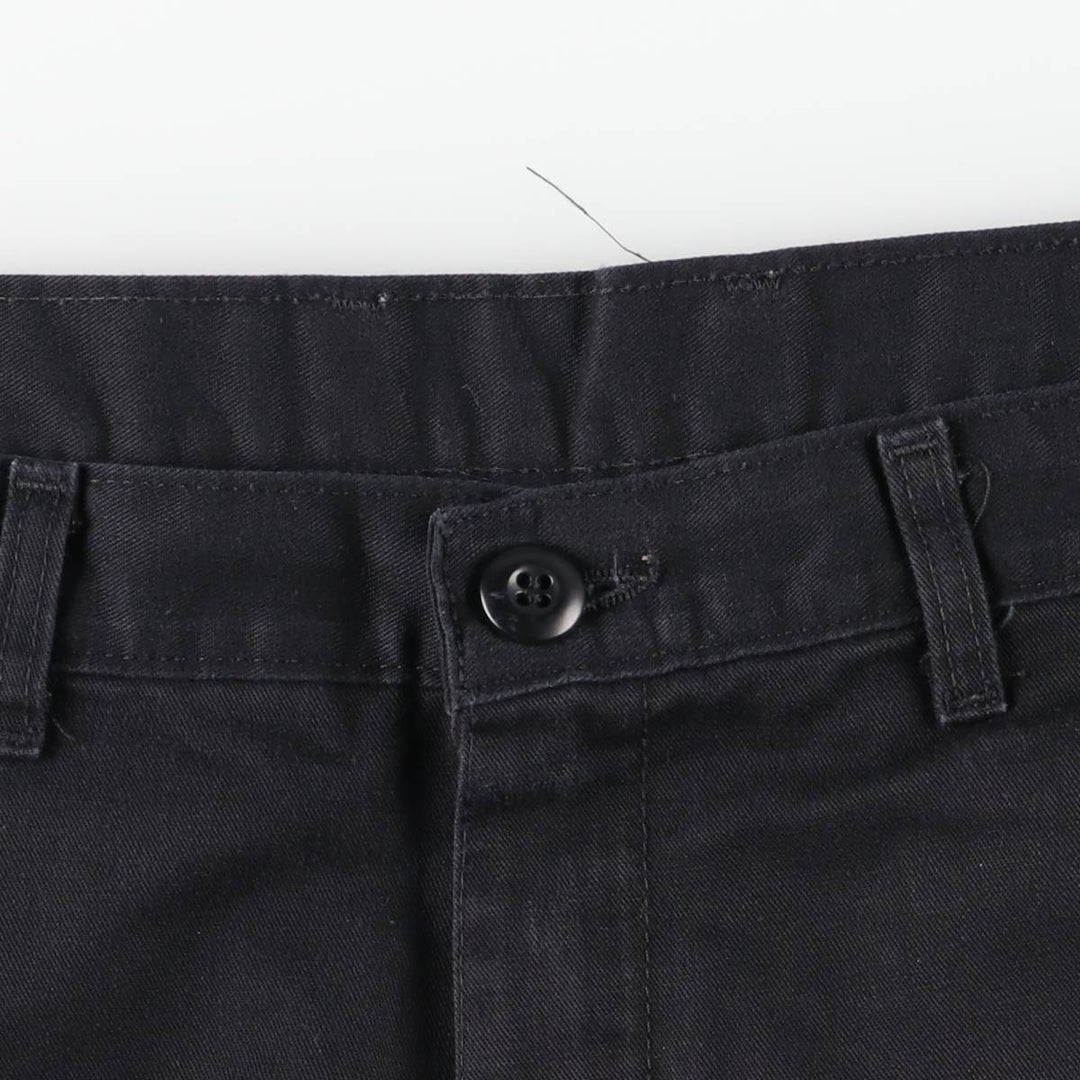 Dickies Work Shorts, Half Pants, Men's, W35 equivalent polyester black type Vintage Second Hand
