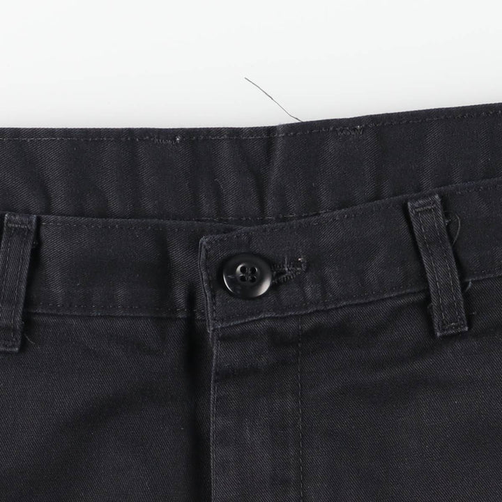 Dickies Work Shorts, Half Pants, Men's, W35 equivalent polyester black type Vintage Second Hand