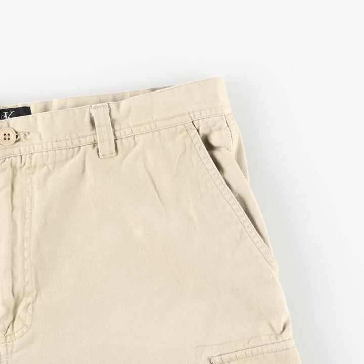 Calvin Klein cargo shorts, men's size W36 (approx.). cotton Beige type Vintage Second Hand