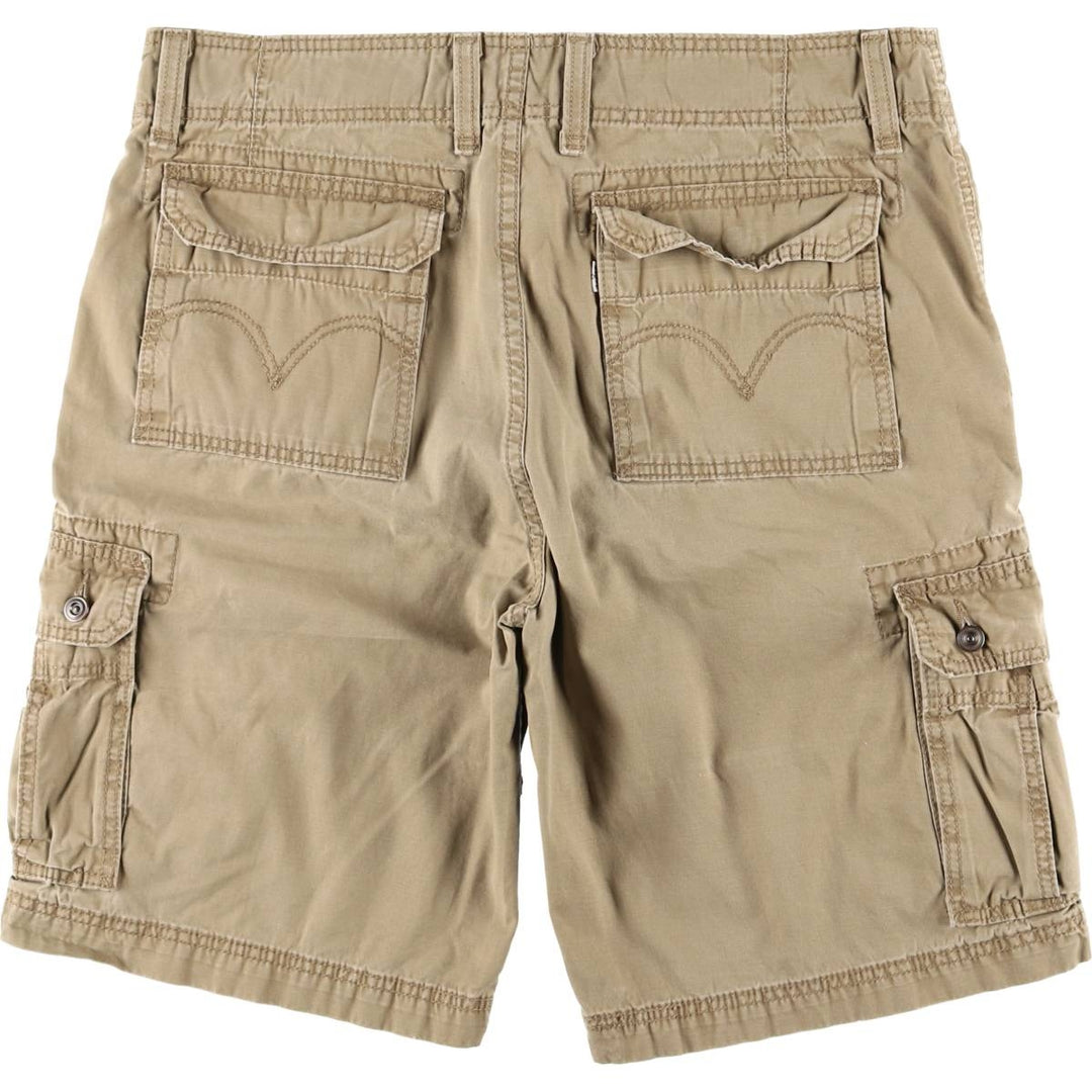 Levi's cargo shorts, men's size W36 (approx.). cotton Khaki type Vintage Second Hand