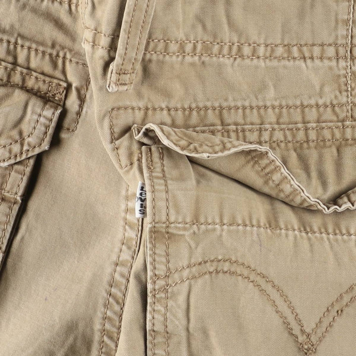 Levi's cargo shorts, men's size W36 (approx.). cotton Khaki type Vintage Second Hand