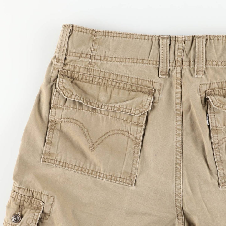 Levi's cargo shorts, men's size W36 (approx.). cotton Khaki type Vintage Second Hand
