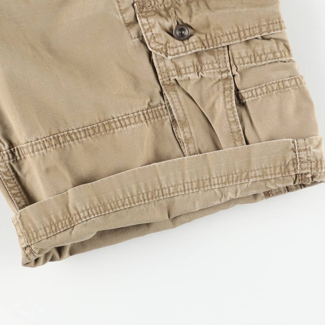 Levi's cargo shorts, men's size W36 (approx.). cotton Khaki type Vintage Second Hand