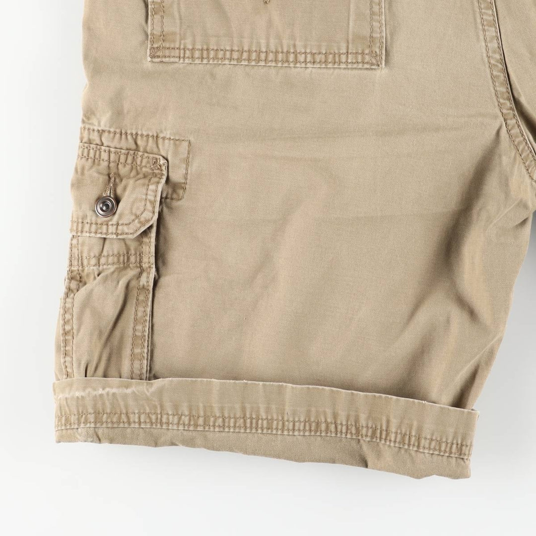 Levi's cargo shorts, men's size W36 (approx.). cotton Khaki type Vintage Second Hand