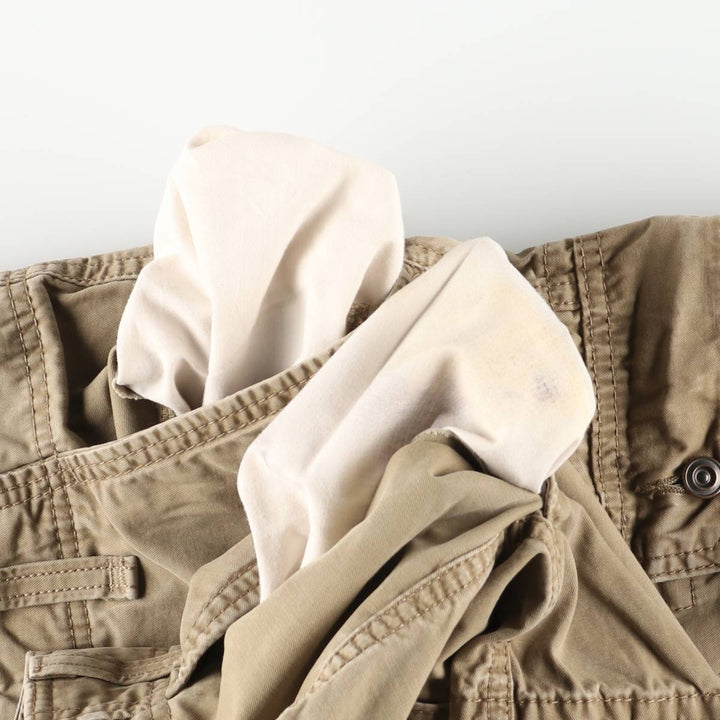 Levi's cargo shorts, men's size W36 (approx.). cotton Khaki type Vintage Second Hand