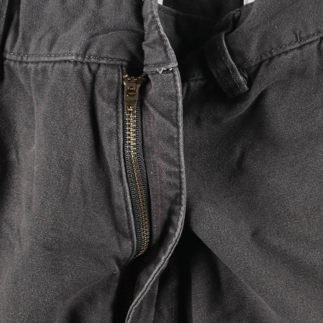 CHAPS Cargo Shorts, Half Pants with Cargo Pockets, Men's Size W34 (approx.) cotton Charcoal Vintage Second Hand