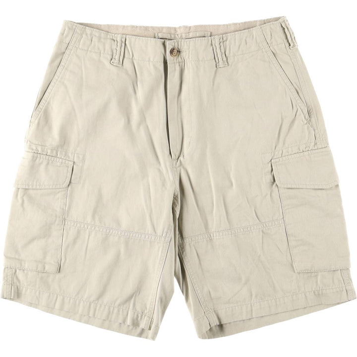 Ralph Lauren POLO RALPH LAUREN Relaxed Fit Chino Shorts, Cargo Pockets, Men's Size W31 (approx.) cotton Khaki type beige Vintage Second Hand