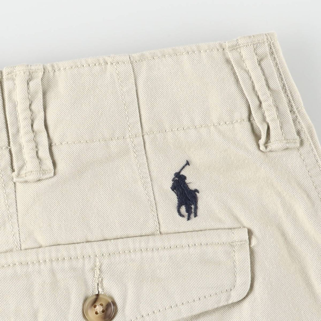 Ralph Lauren POLO RALPH LAUREN Relaxed Fit Chino Shorts, Cargo Pockets, Men's Size W31 (approx.) cotton Khaki type beige Vintage Second Hand
