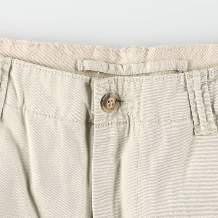 Ralph Lauren POLO RALPH LAUREN Relaxed Fit Chino Shorts, Cargo Pockets, Men's Size W31 (approx.) cotton Khaki type beige Vintage Second Hand