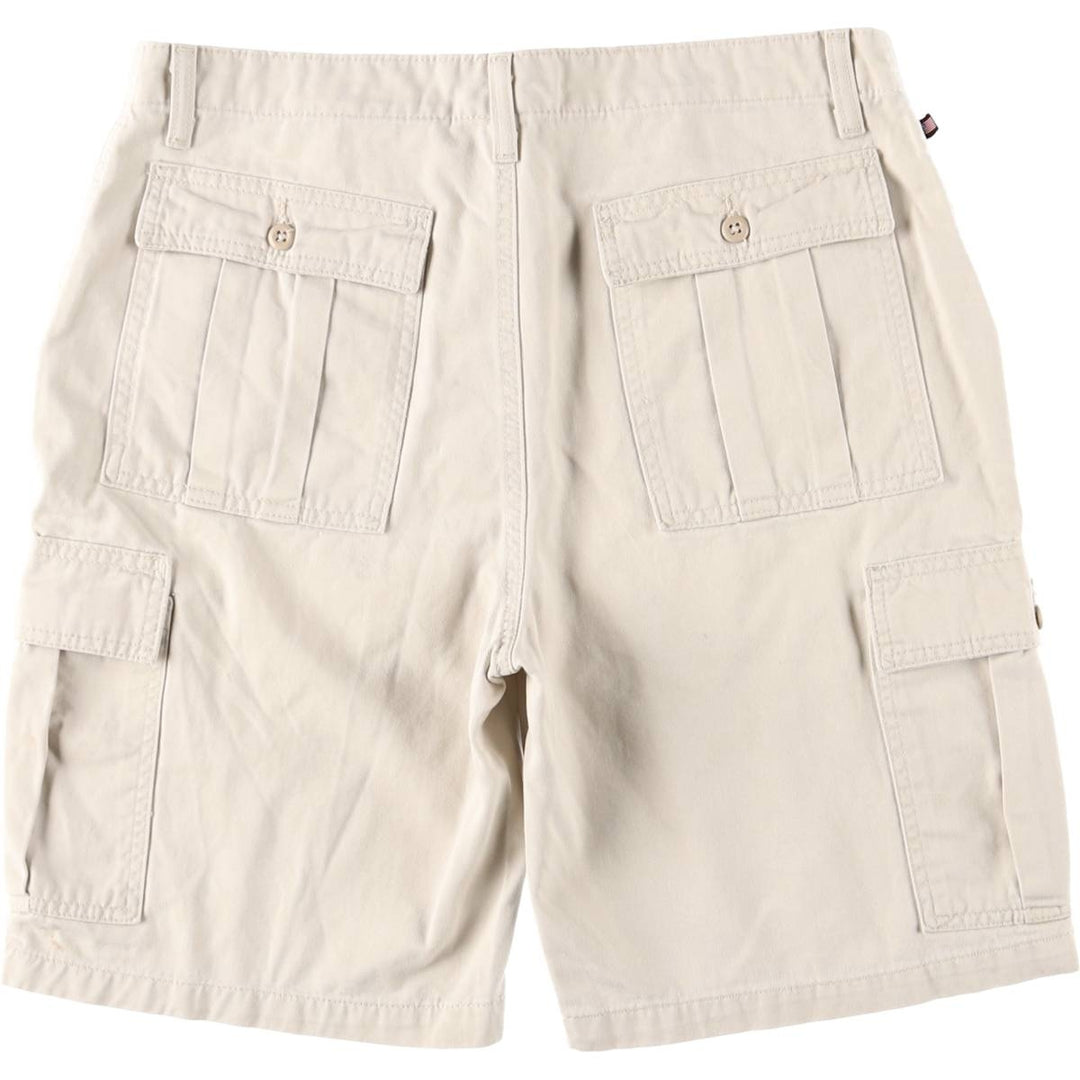 Ralph Lauren POLO JEANS COMPANY cargo shorts, men's size W31 (approx.). cotton Khaki type beige Vintage Second Hand