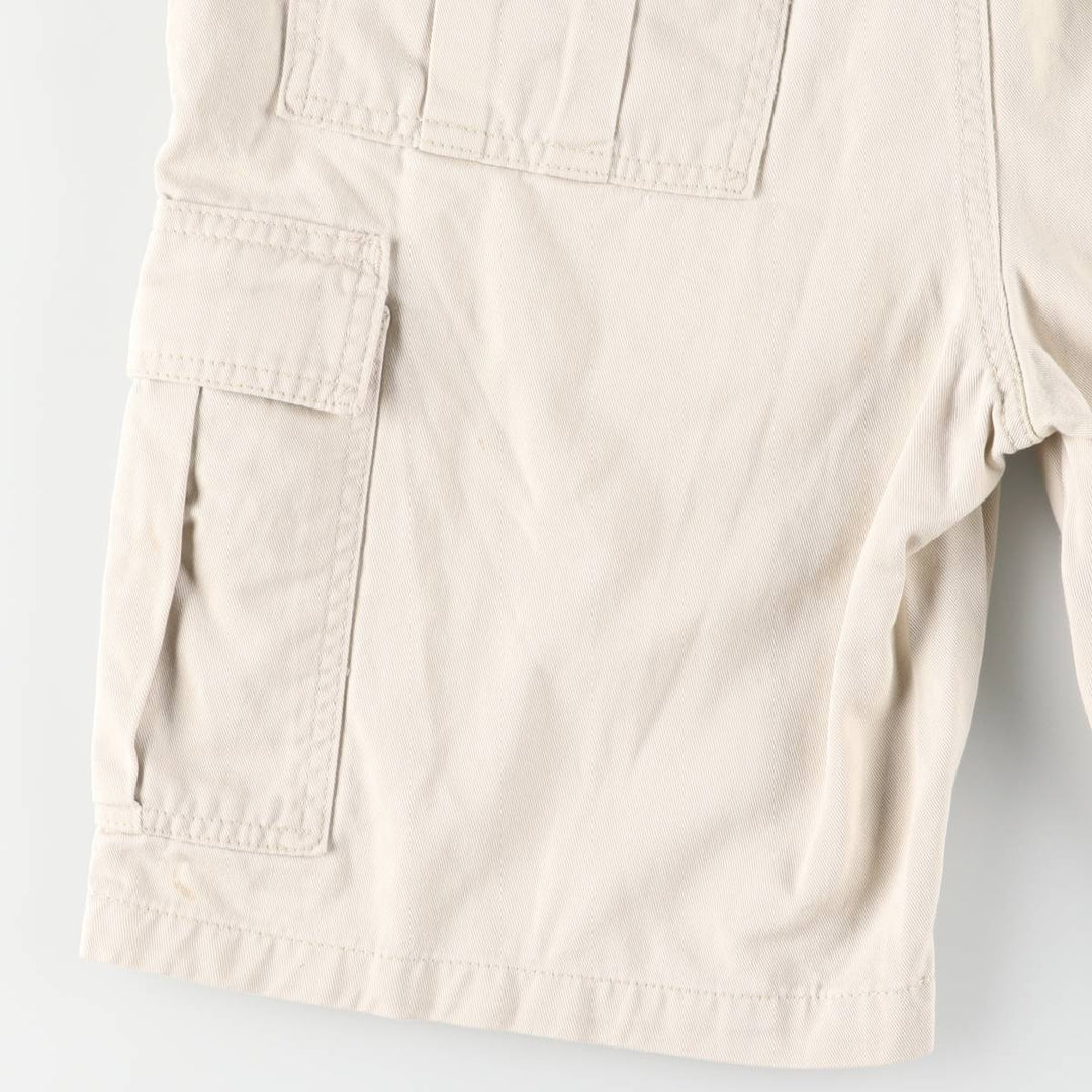 Ralph Lauren POLO JEANS COMPANY cargo shorts, men's size W31 (approx.). cotton Khaki type beige Vintage Second Hand