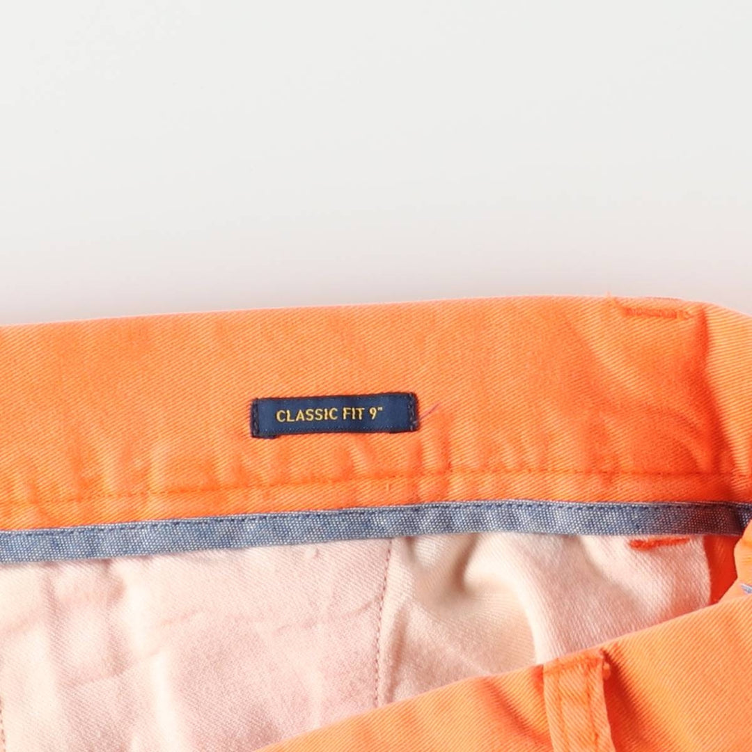 Ralph Lauren POLO RALPH LAUREN CLASSIC FIT Chino Shorts, Men's, Size W34 cotton orange type Vintage Second Hand