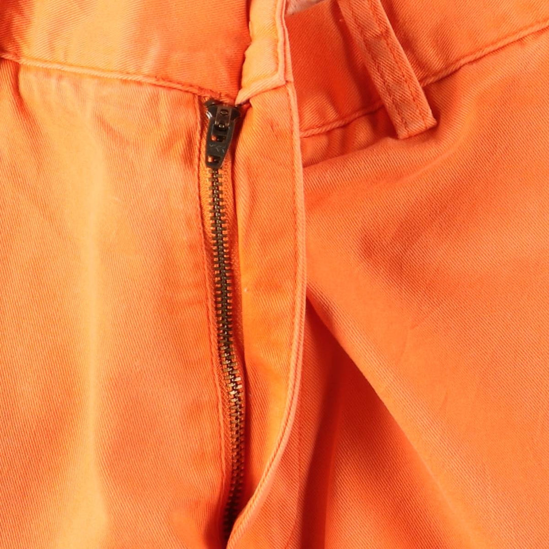Ralph Lauren POLO RALPH LAUREN CLASSIC FIT Chino Shorts, Men's, Size W34 cotton orange type Vintage Second Hand