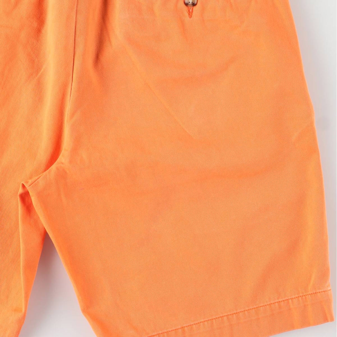 Ralph Lauren POLO RALPH LAUREN CLASSIC FIT Chino Shorts, Men's, Size W34 cotton orange type Vintage Second Hand
