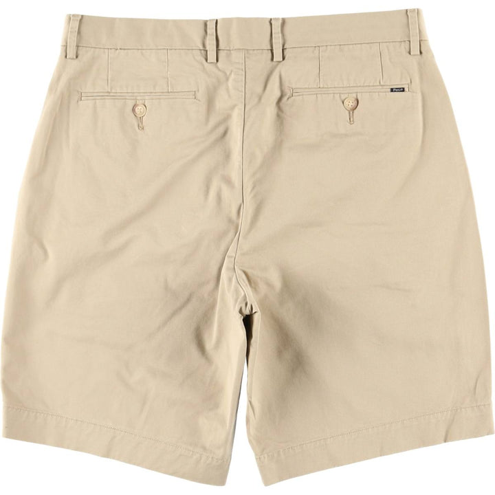 Ralph Lauren POLO RALPH LAUREN STRETCH CLASSIC FIT Chino Shorts (Men's W36 equivalent) cotton Beige type Vintage Second Hand