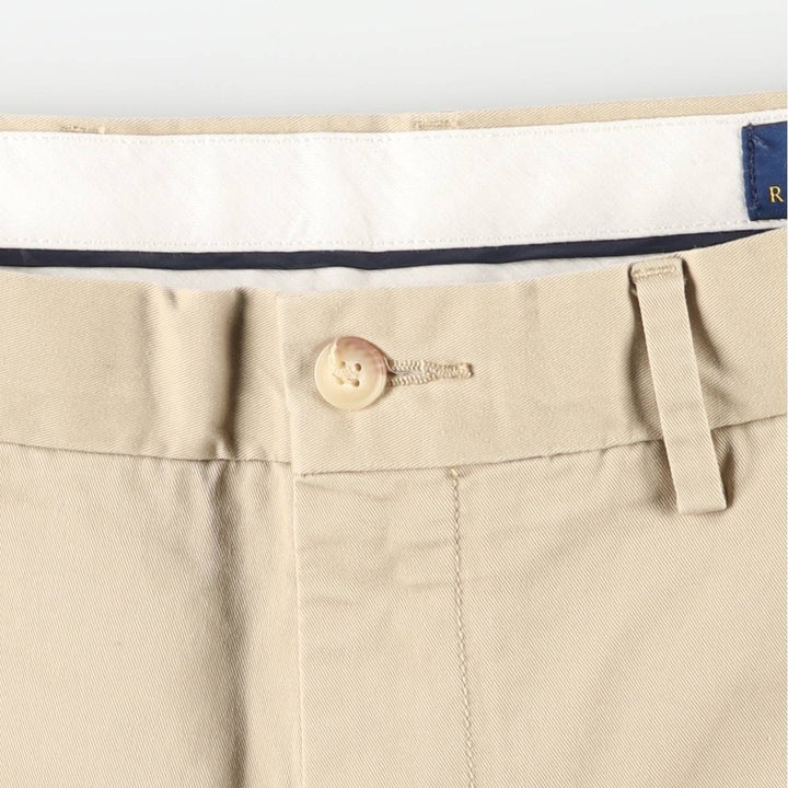 Ralph Lauren POLO RALPH LAUREN STRETCH CLASSIC FIT Chino Shorts (Men's W36 equivalent) cotton Beige type Vintage Second Hand