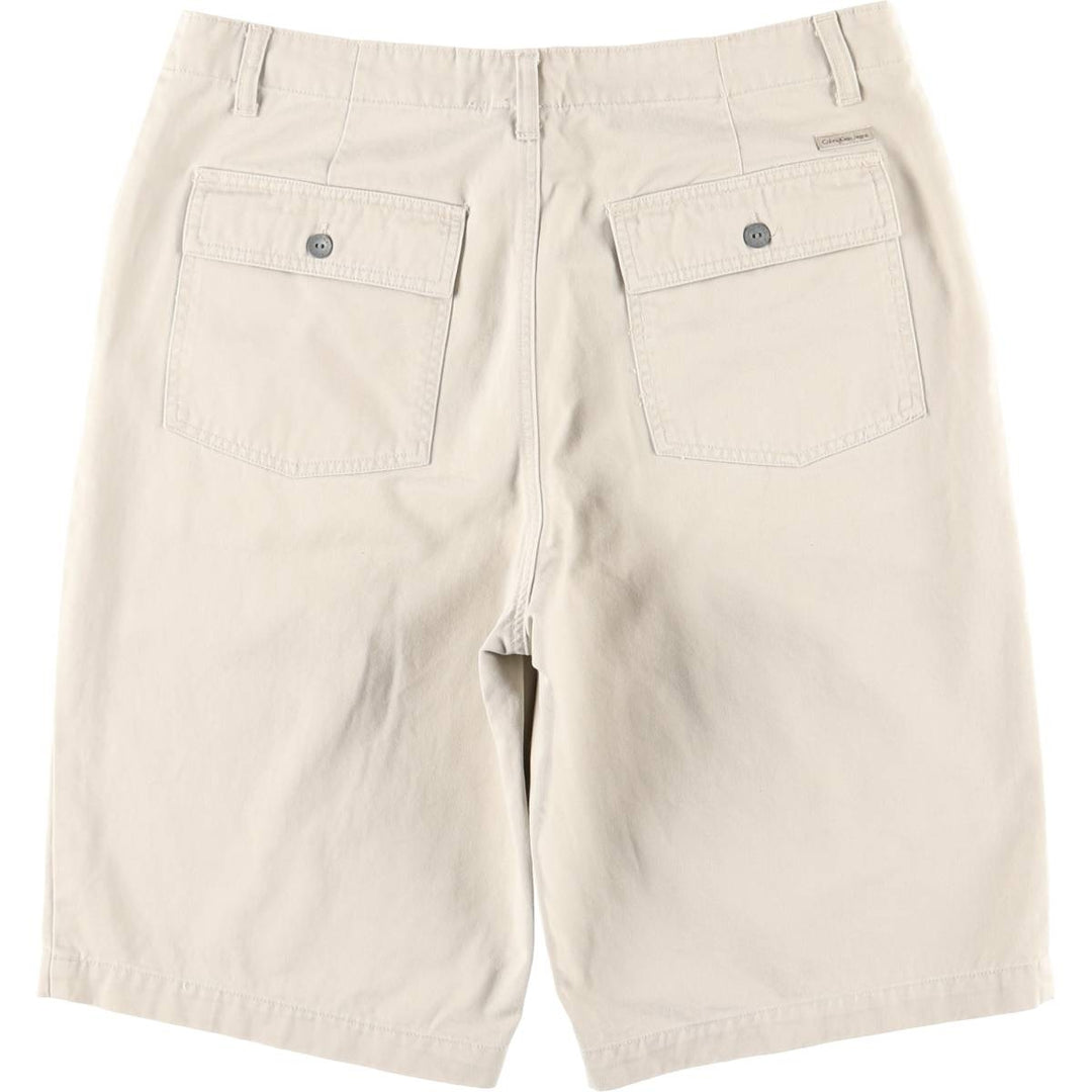 90s-00'S Calvin Klein Jeans Chino Shorts, Men's W36 (approx.), Vintage cotton Beige type Vintage Second Hand