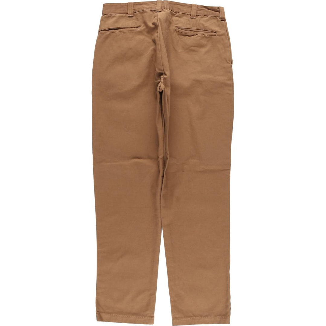 Vintage Chino Pants from the 1960s, Men's Size W32 (approx.) unclear brown type Vintage Second Hand