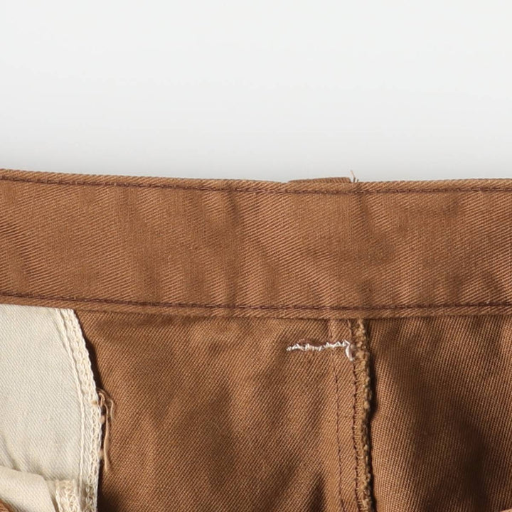 Vintage Chino Pants from the 1960s, Men's Size W32 (approx.) unclear brown type Vintage Second Hand