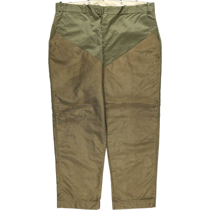 Big Size 1960s-era DUKS BAC Montana Cloth Hunting Pants, Men's W41 (approx.), Vintage unclear Khaki type Vintage Second Hand