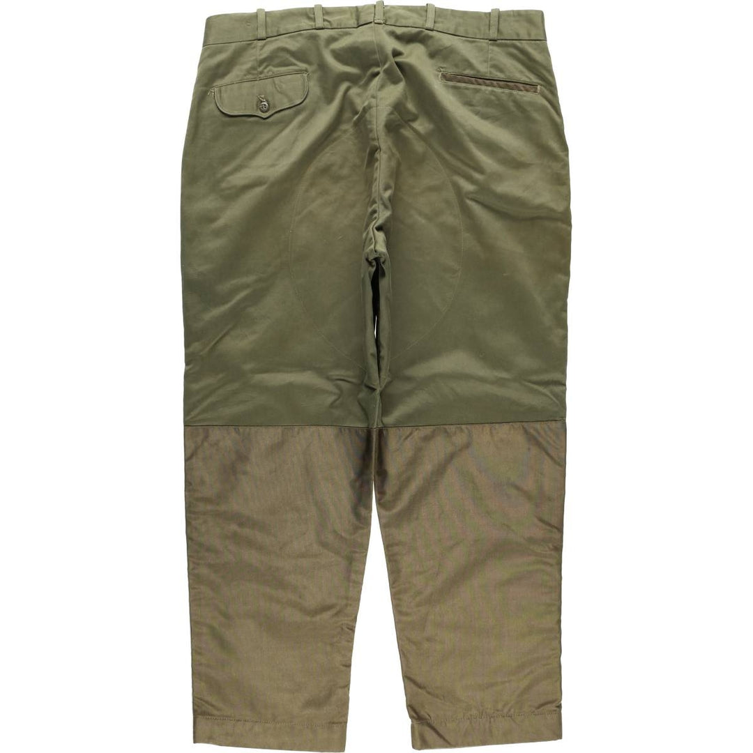 Big Size 1960s-era DUKS BAC Montana Cloth Hunting Pants, Men's W41 (approx.), Vintage unclear Khaki type Vintage Second Hand