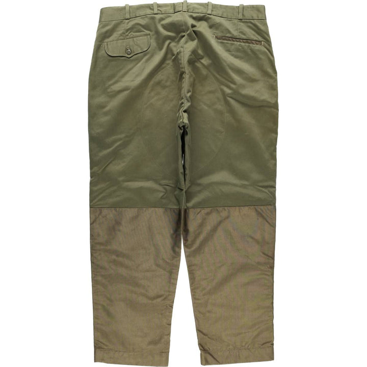 Big Size 1960s-era DUKS BAC Montana Cloth Hunting Pants, Men's W41 (approx.), Vintage unclear Khaki type Vintage Second Hand