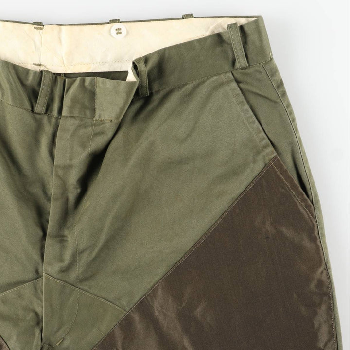 Big Size 1960s-era DUKS BAC Montana Cloth Hunting Pants, Men's W41 (approx.), Vintage unclear Khaki type Vintage Second Hand