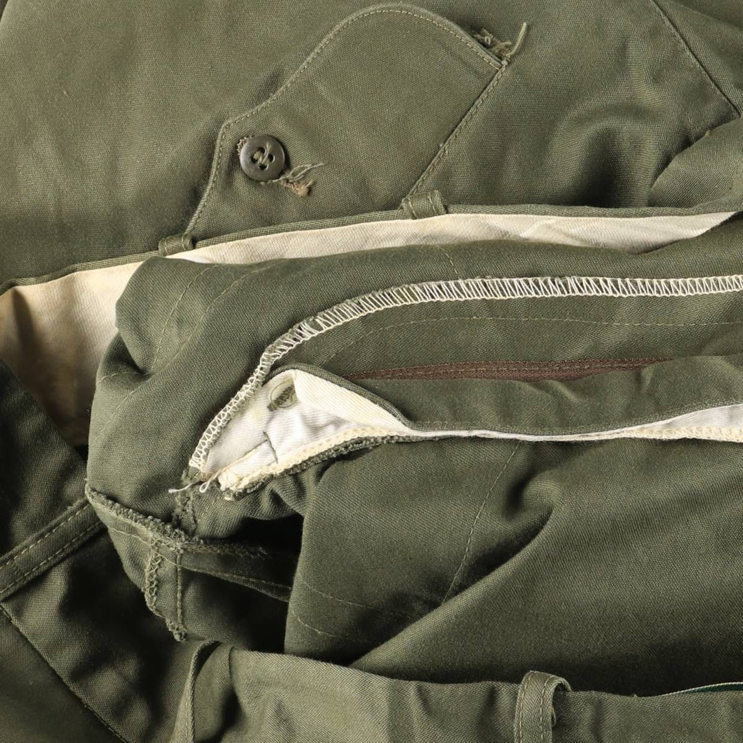 Big Size 1960s-era DUKS BAC Montana Cloth Hunting Pants, Men's W41 (approx.), Vintage unclear Khaki type Vintage Second Hand