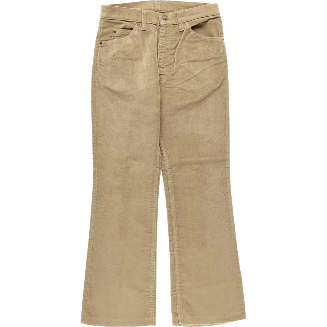1980'S Levi's 517-9023 Flare Cut Corduroy Pants, Men's Size W30 (approx.), Vintage unclear Beige type Vintage Second Hand