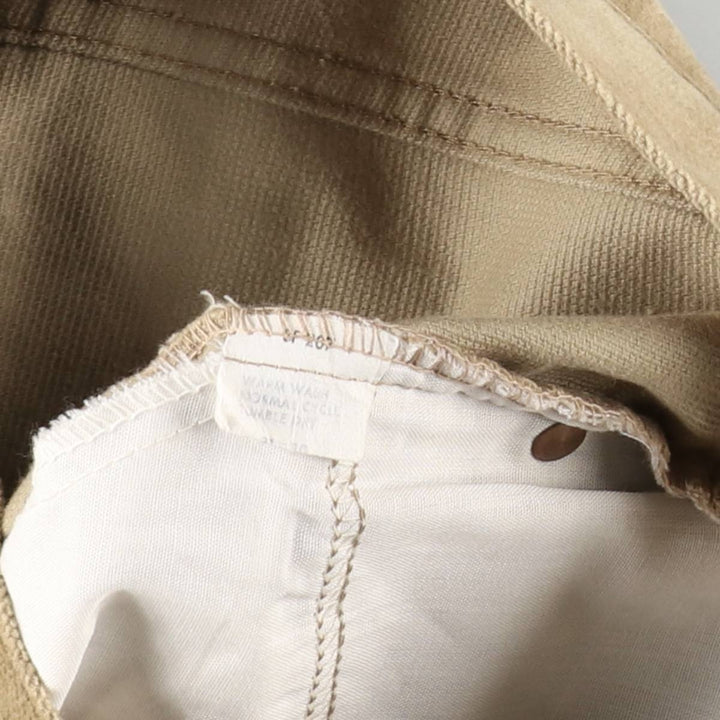 1980'S Levi's 517-9023 Flare Cut Corduroy Pants, Men's Size W30 (approx.), Vintage unclear Beige type Vintage Second Hand