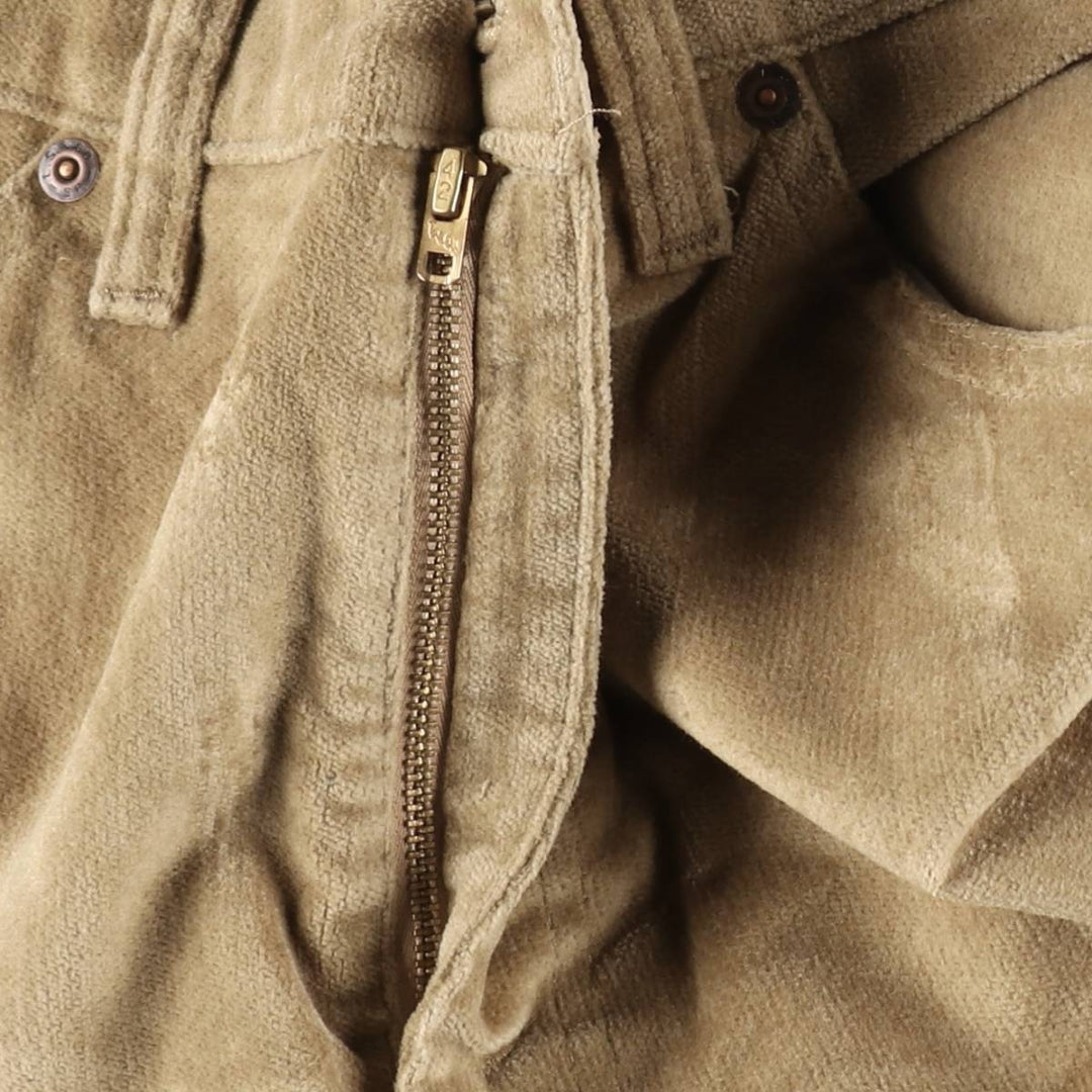1980'S Levi's 517-9023 Flare Cut Corduroy Pants, Men's Size W30 (approx.), Vintage unclear Beige type Vintage Second Hand