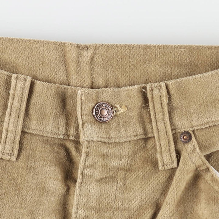 1980'S Levi's 517-9023 Flare Cut Corduroy Pants, Men's Size W30 (approx.), Vintage unclear Beige type Vintage Second Hand