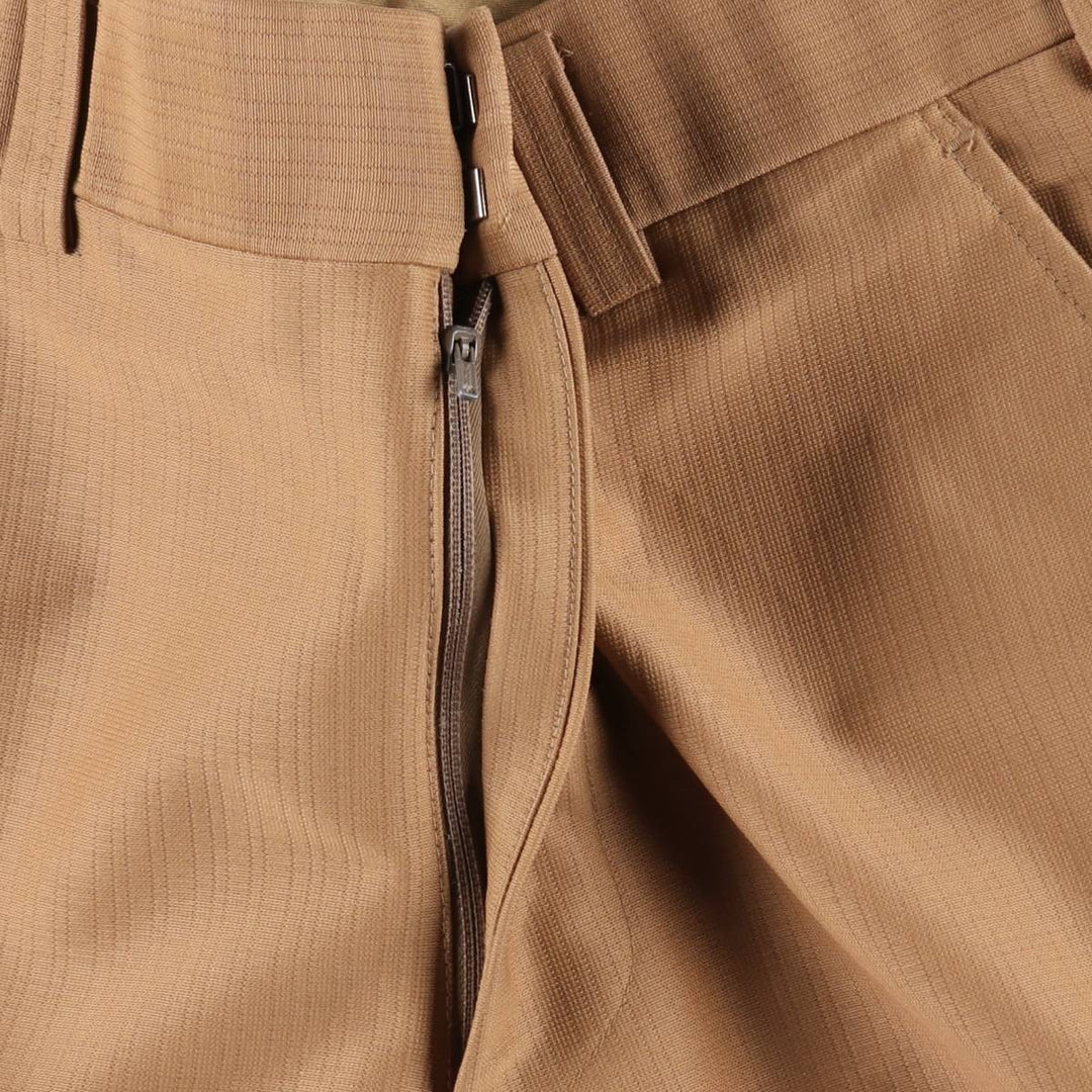 Men's slacks pants, size W33 unclear beige type brown Vintage Second Hand