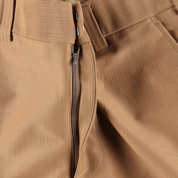 Men's slacks pants, size W33 unclear beige type brown Vintage Second Hand