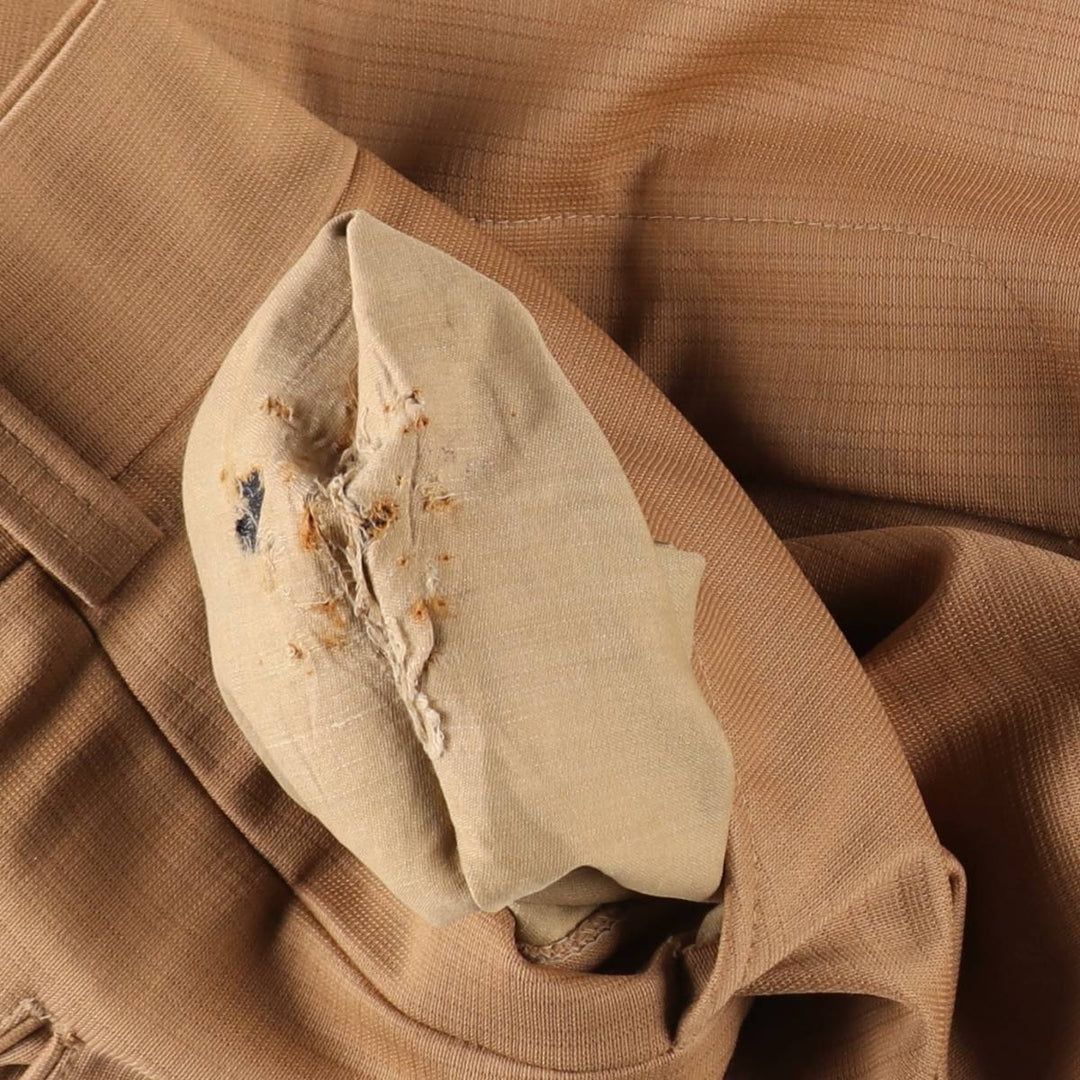 Men's slacks pants, size W33 unclear beige type brown Vintage Second Hand