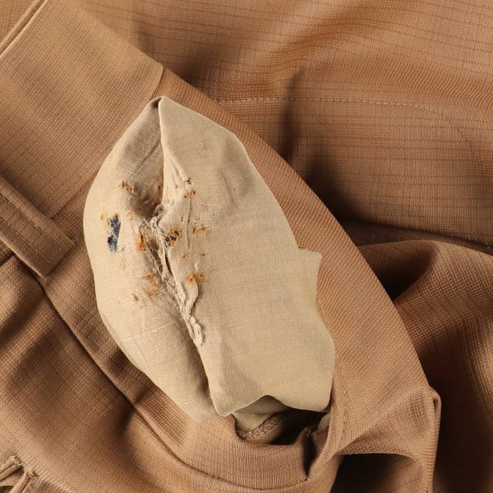 Men's slacks pants, size W33 unclear beige type brown Vintage Second Hand