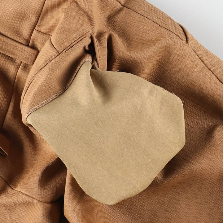 Men's slacks pants, size W33 unclear beige type brown Vintage Second Hand