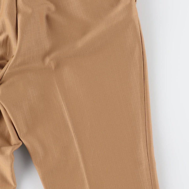 Men's slacks pants, size W33 unclear beige type brown Vintage Second Hand
