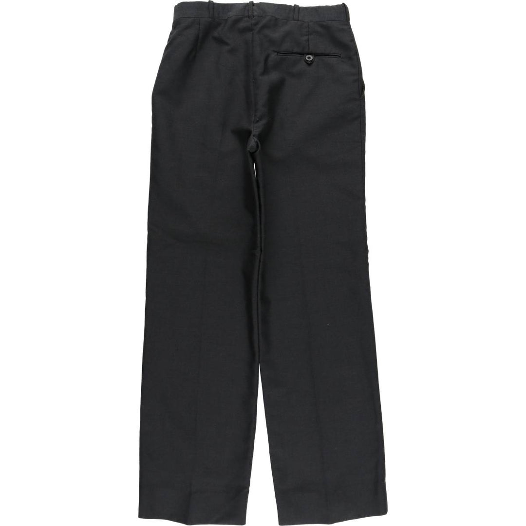 ~90'S One-tuck slacks pants, men's size W29 equivalent, vintage unclear gray type Vintage Second Hand
