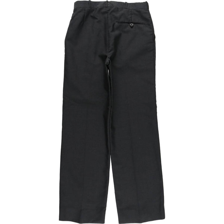 ~90'S One-tuck slacks pants, men's size W29 equivalent, vintage unclear gray type Vintage Second Hand