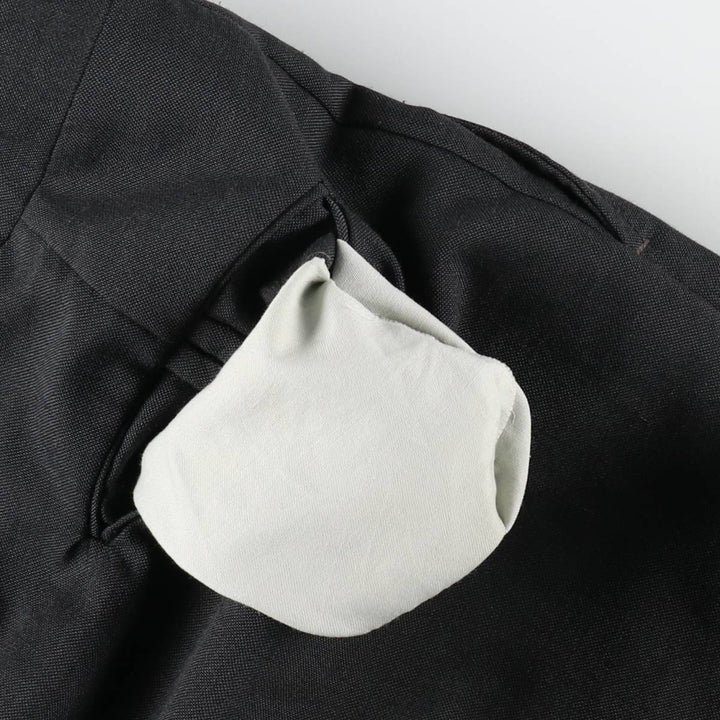 ~90'S One-tuck slacks pants, men's size W29 equivalent, vintage unclear gray type Vintage Second Hand