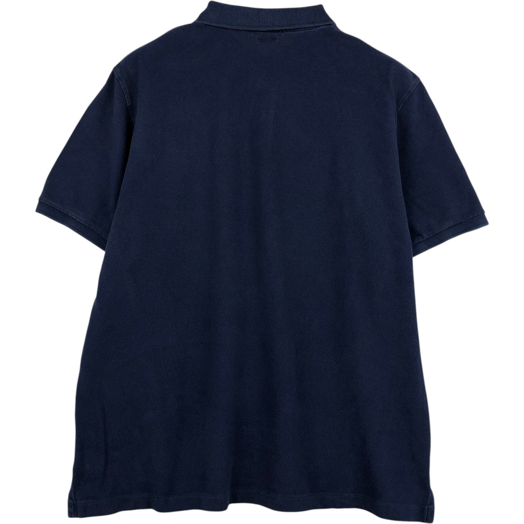 Ralph Lauren POLO RALPH LAUREN CLASSIC FIT short sleeve polo shirt for men size L cotton navy blue type Vintage Second Hand